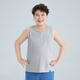 小豬托尼男童背心兒童背心無(wú)袖胖童背心內穿青少年背心加肥加大童裝 7A抗菌背心灰 160 合適155-165身高，110-130斤