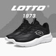 LOTTO樂(lè )途女皮面防水運動(dòng)鞋2025秋冬季新款輕便厚底加絨跑步鞋子 黑/白（皮面款） 37