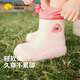 lemonkid兒童雨鞋男女童雨靴防水防滑小孩上學(xué)水鞋 桃柚粉 32
