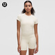 lululemon丨All It Takes女士運動 T恤 *羅紋Nulu? LW3GV0S 淺象牙白 M /8