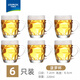 樂唯詩（NERVISHI）啤酒杯加厚帶把扎啤杯大容量網(wǎng)紅大號(hào)冷水玻璃杯果汁杯青島啤酒杯 菠蘿啤酒杯【加厚玻璃】 220ml 6只