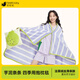 覺輕松抱枕毯辦公室午睡毛毯子多功能靠枕靠背墊學(xué)生車載抱枕被子嘎嘎梨