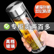 LNGA LANDGRE德國進(jìn)口品質(zhì)2025新款辦公室鋼化玻璃杯耐摔高溫硼硅雙層玻璃杯保 搶?zhuān)弘p層隔熱防爆鋼  550ml