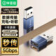 畢亞茲 蘋(píng)果16/15/14充電器線(xiàn)轉(zhuǎn)接頭 USB3.0公轉(zhuǎn)Type-C母 USB-C數(shù)據(jù)轉(zhuǎn)接器 iPadPro華為手機(jī)接筆記本電腦