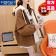 莫代爾派克服外套女2025秋冬季新款加絨加厚棉服寬松時(shí)尚慵懶風(fēng)休閑棉衣 咖啡色[加絨] 加厚 L [建議115-130斤]