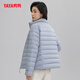 鴨鴨輕薄立領(lǐng)短款女式羽絨服冬季簡(jiǎn)約時(shí)尚女式優(yōu)雅小外套