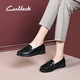 Carl Beck品牌高跟鞋女春夏2023年新款淺口粗跟單鞋女百搭女鞋尖頭小皮鞋女 黑色 35 225mm