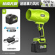 克里斯汀暴力吹風(fēng)機(jī)鋰電涵道風(fēng)扇洗車吹水渦輪工業(yè)鼓風(fēng)機(jī)大功率強(qiáng)力吹灰塵 CT無刷航模928TV暴力風(fēng)機(jī)1電1充