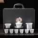瓷牌茗茶具中國(guó)白羊脂玉冰種茶具套裝德化白瓷高檔送禮節(jié)日伴手禮喬遷禮物