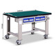 胤運  重型防靜電工作臺生產(chǎn)車(chē)間操作臺鉗工維修裝配滑輪移動(dòng)實(shí)驗工具 1.2*0.75單桌+平二抽