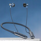 聆創(chuàng  )者正品掛脖式藍牙耳機雙耳通話(huà)磁吸設計輕巧舒適HIFI音質(zhì)大容量超長(cháng)待機續航適用華為蘋(píng)果小米OP防水 989藍色【超長(cháng)待機】