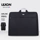 樂(lè )上（LEXON）防潑水商務(wù)西服包西裝袋西服專(zhuān)用包商務(wù)包 藍黑色 默認1