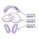 赫豹適用蘋果新款airpods max保護(hù)套透明TPU軟殼藍(lán)牙耳機(jī)頭戴式外殼耳罩硅膠橫頭梁保護(hù)殼保護(hù)罩 透紫色外殼+紫色內(nèi)殼+紫色懸梁 Apple AirPods Max