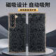 莎浩【現(xiàn)貨秒發(fā)】適用三星W25手機(jī)殼新款輕薄防摔保護(hù)套ZFold6磁吸翻蓋奢華商務(wù)時(shí)尚個(gè)性ins風(fēng)外殼男女 【優(yōu)雅黑】精選高端真皮丨磁吸翻蓋丨7米防摔 三星Galaxy W25