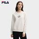 FILA 斐樂官方女子套頭衛(wèi)衣2025春季時(shí)尚休閑基礎(chǔ)針織長(zhǎng)袖上衣