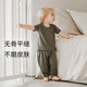 nest designs竹纖維男女童防蚊褲寶寶哈倫褲子兒童長(zhǎng)短袖T恤 炭筆灰（防蚊褲-燈籠褲版） 90 【建議身高80-92cm】