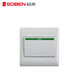 松本（SOBEN）電工C8系列86型開(kāi)關(guān)插座二三五孔電源插座單雙控位開(kāi)關(guān)面板 一位單控開(kāi)關(guān)