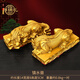 祥瑞禮黃銅避水獸擺件吸水吐水獸吉祥瑞獸家居裝飾銅九子之一龍王蚣蝮 避水獸 高約5cm 14*8*5cm