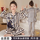 女童冰絲睡衣春秋長袖2025新款小貓母女兒童空調(diào)房薄款家居服夏季 【冰絲套裝】-QN-3038#小貓 110 【10碼】105-115cm/約38斤