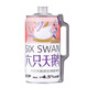 六只天鵝精釀小麥原漿啤酒2L桶裝聚會桶裝啤酒 六只天鵝原漿（粉） 2L 6桶