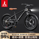 Phoenix兒童自行車鎂合金中大童6-10-14歲單車18-22寸男女孩小學(xué)生山地車 陸虎- 武士灰- 減震碟剎變速一體輪 20寸（建議身高130cm-150cm）