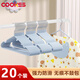 COOKSS兒童衣架嬰兒多功能晾衣?lián)巫訉殞毤矣梅阑瑫褚裸^可伸縮收納20個裝