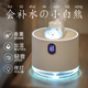 瑜品佳 加濕器小型迷你臥室小夜燈充電便攜辦公室補(bǔ)水噴霧機(jī)太空艙桌面香薰機(jī)生日兒童節(jié)禮物 白色2000毫安（自動(dòng)斷電+夜燈陪伴）