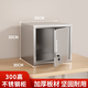 鐵豹 不銹鋼帶鎖小柜子單門(mén)柜食品添加劑專(zhuān)用柜留樣柜矮柜儲物柜定制 不銹鋼-長(cháng)35寬30高30cm