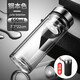 LNGA LANDGRE德國進(jìn)口品質(zhì)摔不爛鋼化玻璃杯500ml耐摔高溫硼硅雙層玻璃杯保護(hù) 加厚款鋼本色ML  650ml