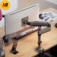 NB ERGONOMICNB顯示器支架臂顯示屏電腦機械臂大屏電腦支架桌面可旋轉伸縮可調節增高電腦支架F80 加強可倒掛黑色【17-30英寸】送安裝螺絲包