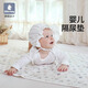 little tiny嬰兒隔尿墊加厚超大新生兒防水透氣純棉可水洗寶寶防漏尿床單A類 雪兔仙境 中號(hào)【60*80cm】