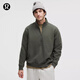 lululemon丨Steady State 男士半拉鏈衛(wèi)衣 LM3FA9S 石板棕 M
