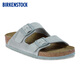 BIRKENSTOCK勃肯德國進(jìn)口新品女款鼠尾草綠牛皮絨面革Arizona雙扣拖鞋 鼠尾草綠窄版1029215 37