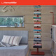 赫曼米勒（HERMAN MILLER）Story Bookcase書架 故事書架置物架落地書架 旋轉(zhuǎn)書架 9層 番茄紅