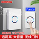 Bcsongben家用遠距離電子叮咚音樂(lè )遙控無(wú)線(xiàn)門(mén)鈴智能門(mén)鈴老人緊急呼叫報警器 靜音款-即插即用 一按鈕+一喇叭
