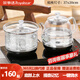 榮事達（Royalstar）全自動(dòng)底部上水電熱水壺家用辦公臺嵌入式電茶爐一體機泡茶專(zhuān)用消毒茶桌套裝 1L 【燒水壺+消毒鍋】提壺斷流+多段溫控 快速沸騰【配1m硅膠軟水管】