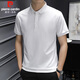 皮爾卡丹（pierre cardin）短袖男夏季商務(wù)休閑Polo打底衫T恤男士薄款上衣服男裝 白色 XL