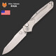 極地狐KNIVES美國原產(chǎn)狐貍 鈦合金M390粉末鋼戶(hù)外高硬度小刀EDC折疊刀