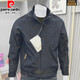 皮爾卡丹（pierre cardin）高端春秋季新款2025男士立領(lǐng)沖鋒衣夾克三防時(shí)尚休閑青年戶(hù)外外套 黑色【三防外套】 L 115-130斤