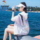 啄木鳥(niǎo)拼色防曬衣女夏季薄款2025新款韓版洋氣時(shí)尚外套夏短款長(zhǎng)袖防曬服 紫色 2XL 【140-155斤】