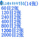 君默耐水砂紙砂皮水磨砂紙150/160/240/260/360/500/2000目號... B套裝 14張