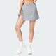 川崎（KAWASAKI）羽毛球裙夏季女士A字側開(kāi)叉運動(dòng)短裙修身輕薄透氣防走光網(wǎng)球裙 女款梭織短裙 灰色 K1C09-C2790 XL