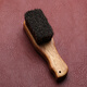 藏木世家豬鬃毛刷軟硬迷你文玩刷子拋光核桃金剛橄欖核雕保養包漿上色套裝 小號鳳尾黑鬃花梨木11cm
