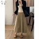 可茵（Keyin）連衣裙女裝套裝2025年秋季新款寬松顯瘦針織開衫百搭半身裙子女針織開衫+半身裙L