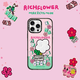 CASETIFY Rich Flower有錢(qián)花系列 天天杠上花 適用于iPhone 16 Pro 透明黑框 手機殼