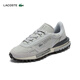 LACOSTE【王一博同款】法國鱷魚(yú)男鞋春夏男式皮革休閑運動(dòng)鞋|49SMA0002 08C/淺灰色/灰色 40 6.5