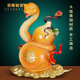 菲斯鉑亞蛇年手辦蛇擺件彩銅擺件吉祥物2025新年會(huì)春節(jié)生肖蛇客廳裝飾禮品 《福祿靈蛇》【凈重約1.6KG】