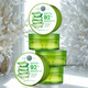 自然樂園（Nature Republic）蘆薈膠舒緩保濕凝膠補(bǔ)水蘆薈膏曬后護(hù)膚送老婆送女友300ml*5