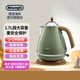 德龍（Delonghi）電熱水壺1.7L大容量燒水壺家用復(fù)古系列 防干燒自動(dòng)斷電 304不銹鋼 KBOV2001.GR 橄欖綠 現(xiàn)貨
