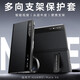 森朗圖【高端商務(wù)定制 】華為MateX6折疊屏手機殼頭層牛皮定制智能視窗翻蓋磁吸x6典藏版超薄輕奢保護套 支架款可旋轉【尊貴黑】頭層牛皮丨智能視窗 華為Matex6典藏版